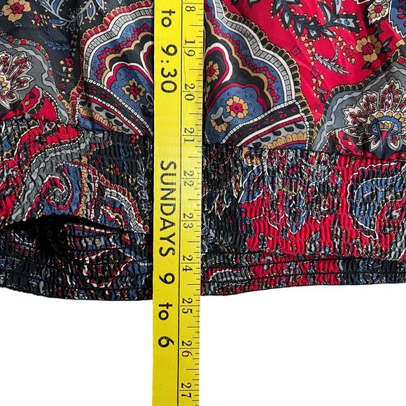 Alfred Dunner Petite Vintage Size 10 Floral Paisley Elastic Waist 2-Piece Skirt - Picture 7 of 12